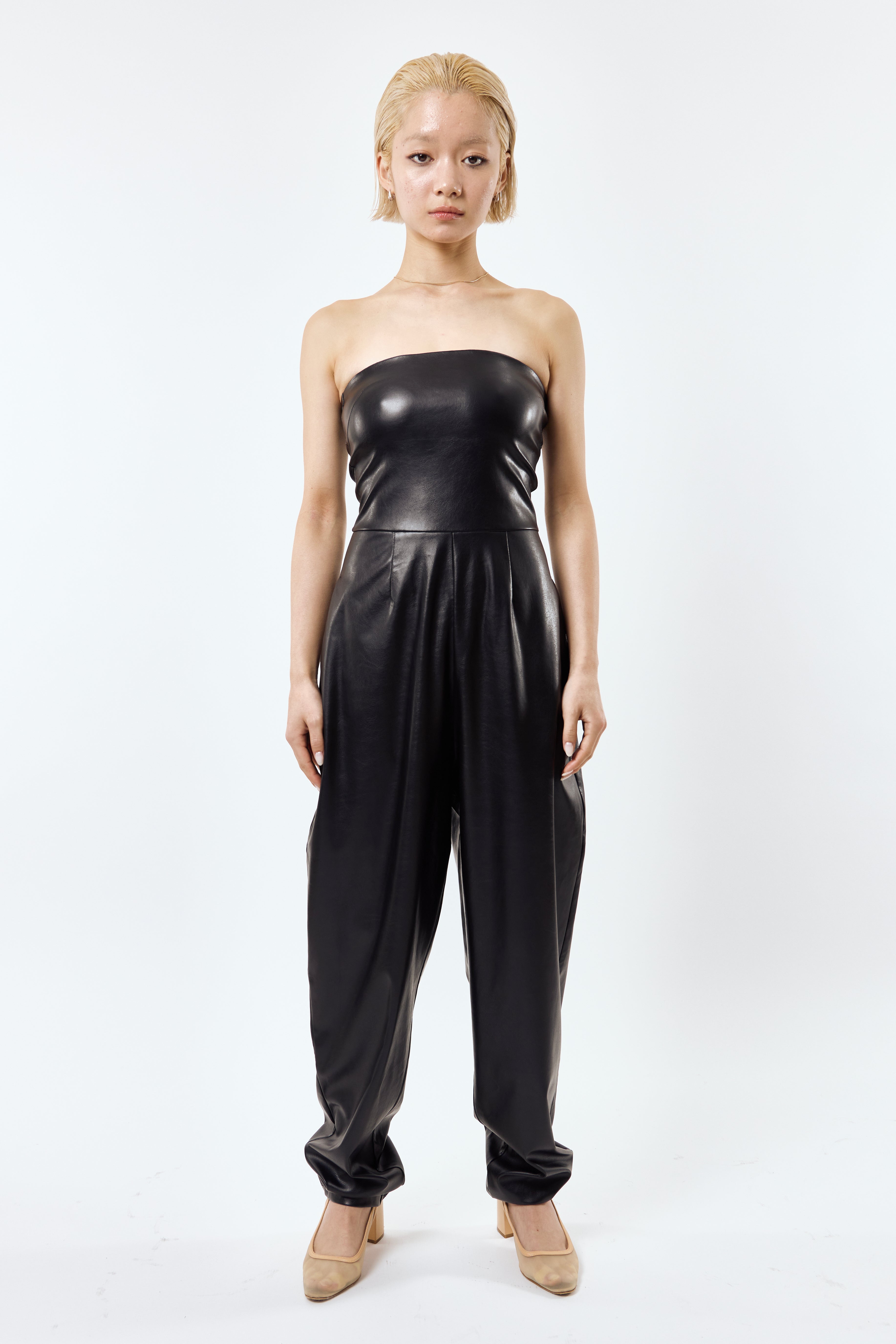 black leather